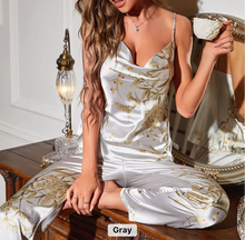 Load image into Gallery viewer, Golden flower pajama set
