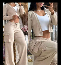 Load image into Gallery viewer, Up and down two piece lounge set
