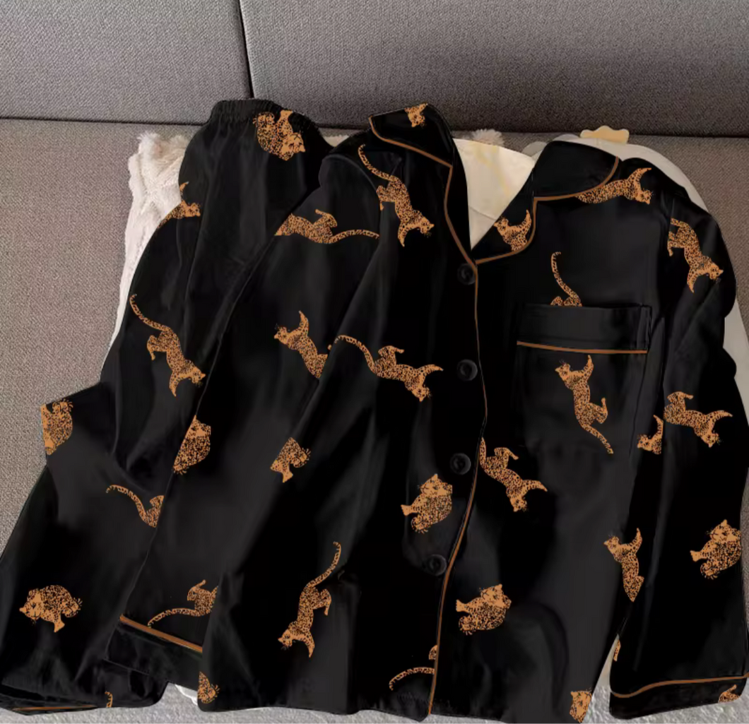 Black Tiger pajama set