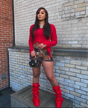 Load image into Gallery viewer, Scrunch up combat boots
