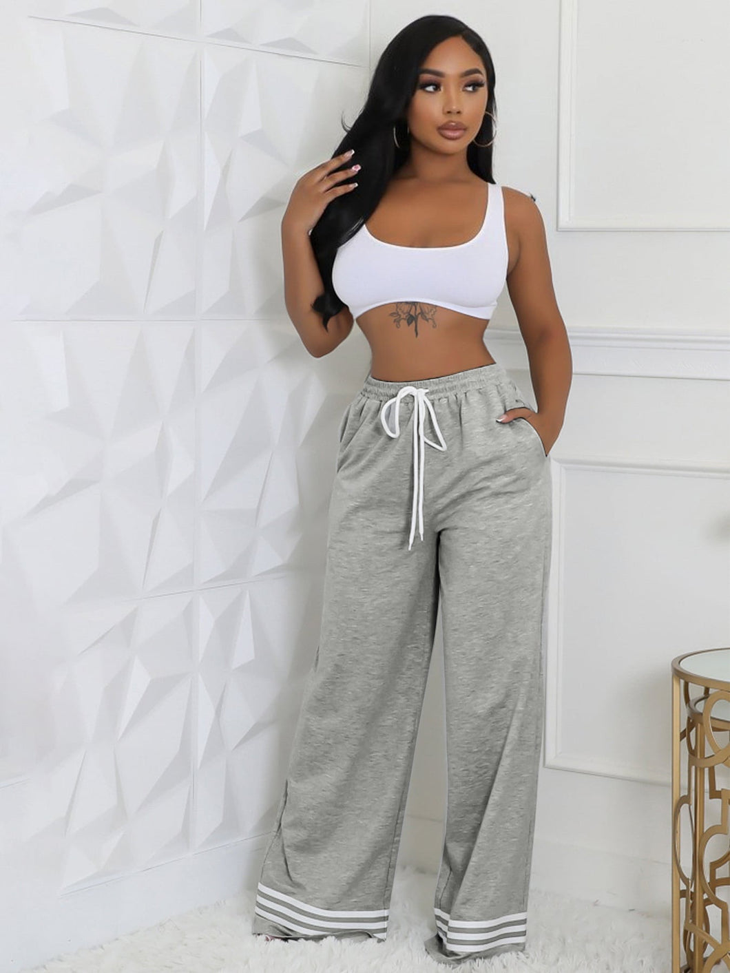 Varsity sweat pants