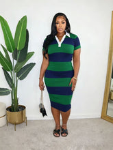 Load image into Gallery viewer, Polo girl collar dress
