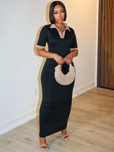 Load image into Gallery viewer, Classy polo girl dress
