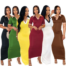 Load image into Gallery viewer, Classy polo girl dress
