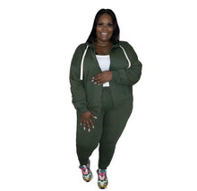 Load image into Gallery viewer, Hoodnme two piece sweatsuit
