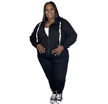 Load image into Gallery viewer, Hoodnme two piece sweatsuit
