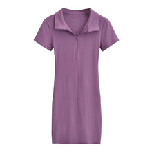 Load image into Gallery viewer, Basic girl collar dress
