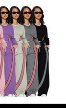 Load image into Gallery viewer, Red stripes two piece set
