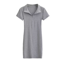 Load image into Gallery viewer, Basic girl collar dress
